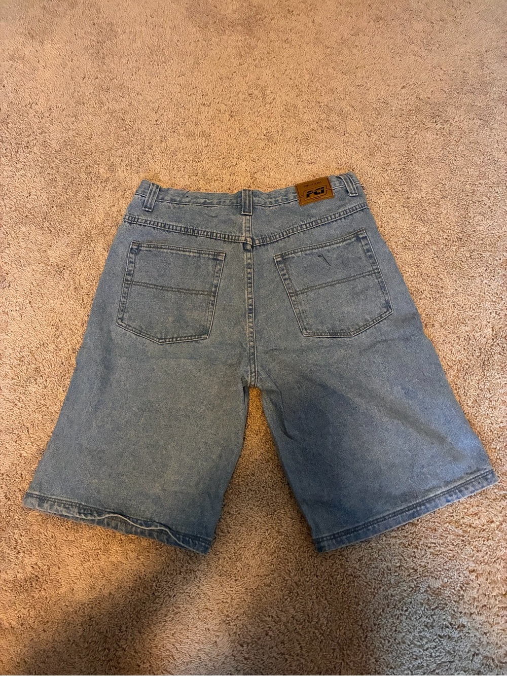 Vintage 90s PCI Light Wash Denim Jorts